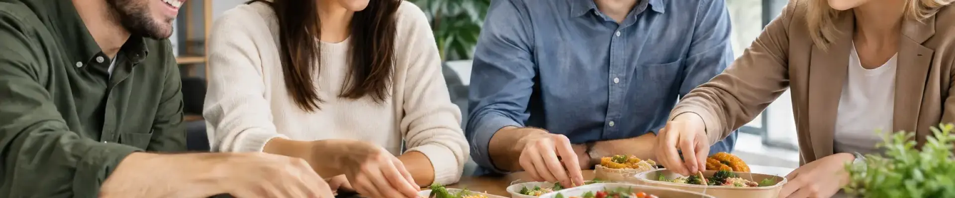 Grupinis maisto užsakymas darbui be chaoso